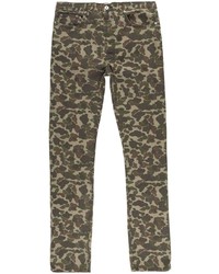 olivgrüne Camouflage Jeans von GALLERY DEPT.