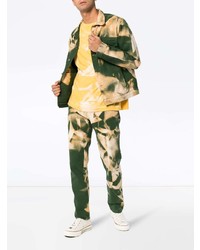 olivgrüne Camouflage Jeansjacke von 424