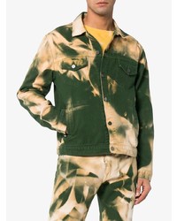 olivgrüne Camouflage Jeansjacke von 424