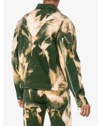 olivgrüne Camouflage Jeansjacke von 424