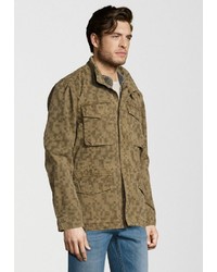 olivgrüne Camouflage Militärjacke von Pepe Jeans