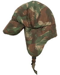 olivgrüne Camouflage Mütze von Moschino