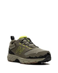 olivgrüne Camouflage niedrige Sneakers von New Balance