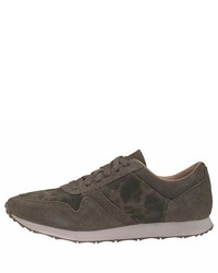 olivgrüne Camouflage niedrige Sneakers von UGG