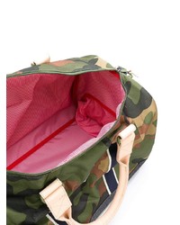olivgrüne Camouflage Segeltuch Sporttasche von Herschel Supply Co.