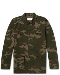 olivgrüne Camouflage Shirtjacke von Officine Generale