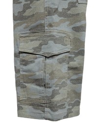 olivgrüne Camouflage Shorts von WAY OF GLORY