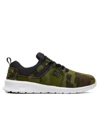 olivgrüne Camouflage Sportschuhe von DC Shoes