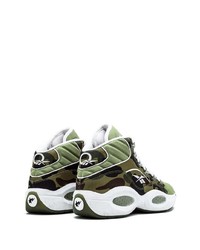 olivgrüne Camouflage Sportschuhe von Reebok