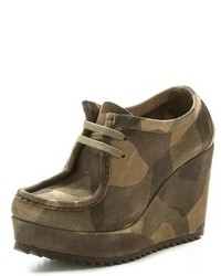 olivgrüne Camouflage Stiefel