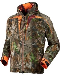 olivgrüne Camouflage Windjacke von Härkila