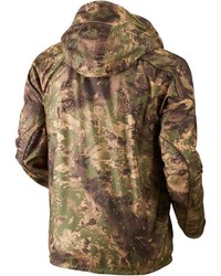 olivgrüne Camouflage Windjacke von Härkila