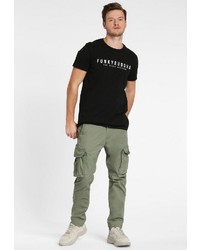 olivgrüne Cargohose von Funky Buddha