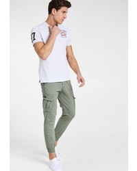 olivgrüne Cargohose von Funky Buddha