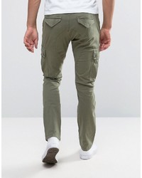 olivgrüne Cargohose von Selected