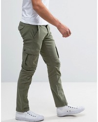 olivgrüne Cargohose von Selected