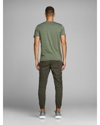 olivgrüne Cargohose von Jack & Jones