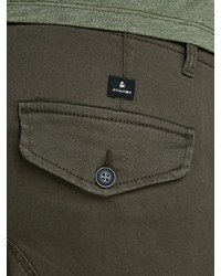 olivgrüne Cargohose von Jack & Jones