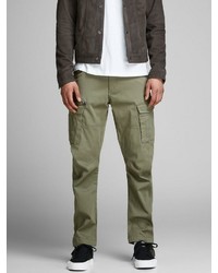 olivgrüne Cargohose von Jack & Jones