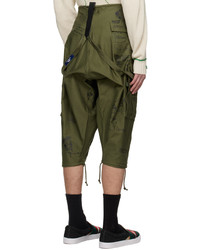 olivgrüne Cargohose von Junya Watanabe