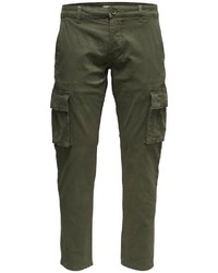 olivgrüne Cargohose von ONLY & SONS