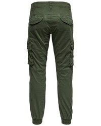 olivgrüne Cargohose von ONLY & SONS