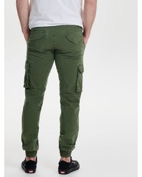 olivgrüne Cargohose von ONLY & SONS