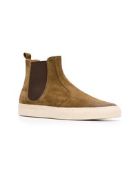 olivgrüne Chelsea Boots aus Wildleder von Buttero