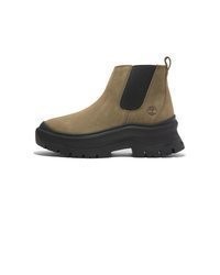 olivgrüne Chelsea Boots aus Wildleder von Timberland