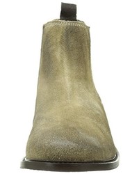 olivgrüne Chelsea Boots von Base London