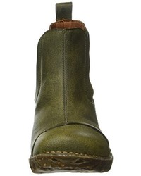 olivgrüne Chelsea Boots von El Naturalista