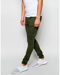 olivgrüne Chinohose von Asos