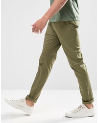 olivgrüne Chinohose von Asos