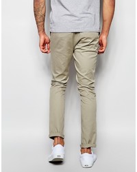 olivgrüne Chinohose von Asos