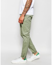 olivgrüne Chinohose von Asos