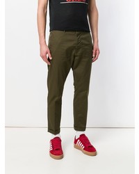 olivgrüne Chinohose von DSQUARED2