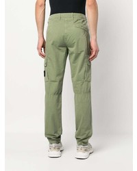 olivgrüne Chinohose von Stone Island