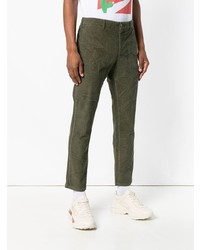 olivgrüne Chinohose von Gucci