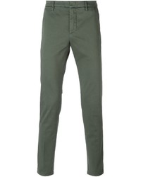 olivgrüne Chinohose von Dondup