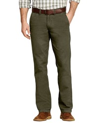 olivgrüne Chinohose von Eddie Bauer