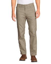 olivgrüne Chinohose von Eddie Bauer