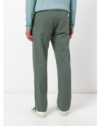 olivgrüne Chinohose von Jil Sander