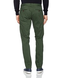 olivgrüne Chinohose von Hilfiger Denim