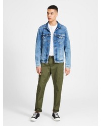 olivgrüne Chinohose von Jack & Jones