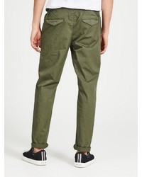 olivgrüne Chinohose von Jack & Jones