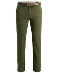 olivgrüne Chinohose von Jack & Jones