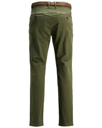 olivgrüne Chinohose von Jack & Jones