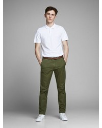 olivgrüne Chinohose von Jack & Jones