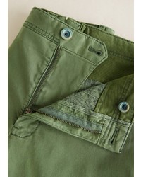 olivgrüne Chinohose von Mango Man