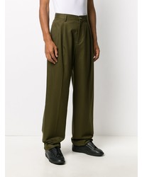 olivgrüne Chinohose von Loewe